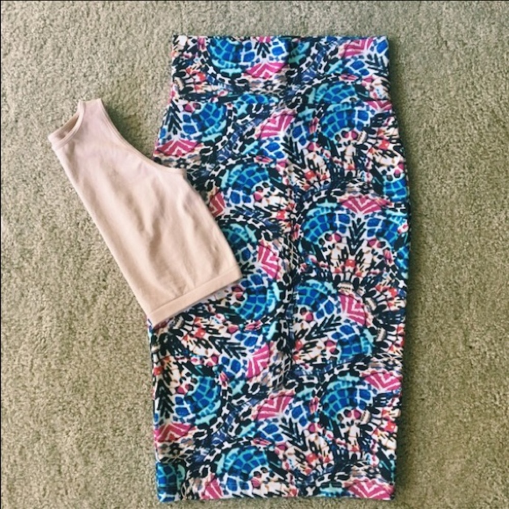 Bebe Waisted Skirt - Size Small